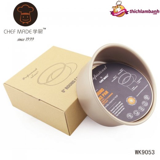 Khuôn tròn đáy rời chống dính Chefmade 8 inch