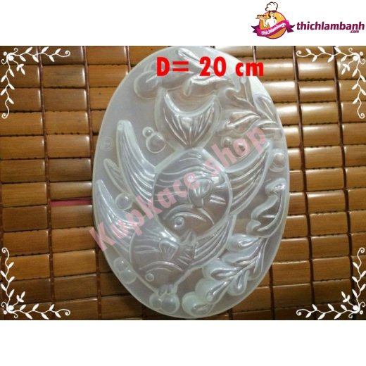 Khuôn nhựa râu cau 20cm