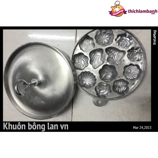 Khuôn bông lan 12 bông VN