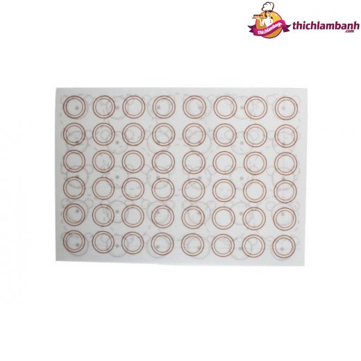 Baking mat macaron 2 mặt hình 29.5 x 42