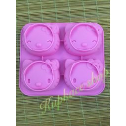 Khuôn silicon 4 kitty giá rẻ chỉ với 42.000 đ