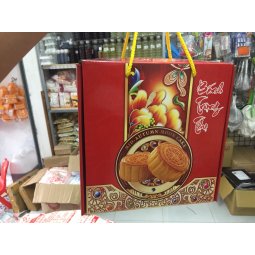 Hộp giấy trung thu 4 bánh dày giá rẻ chỉ với 11.500 đ