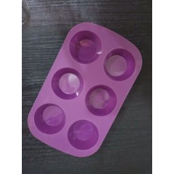 Khuôn silicon cupcake 6 ô tròn 7cm giá rẻ chỉ với 60.000 đ