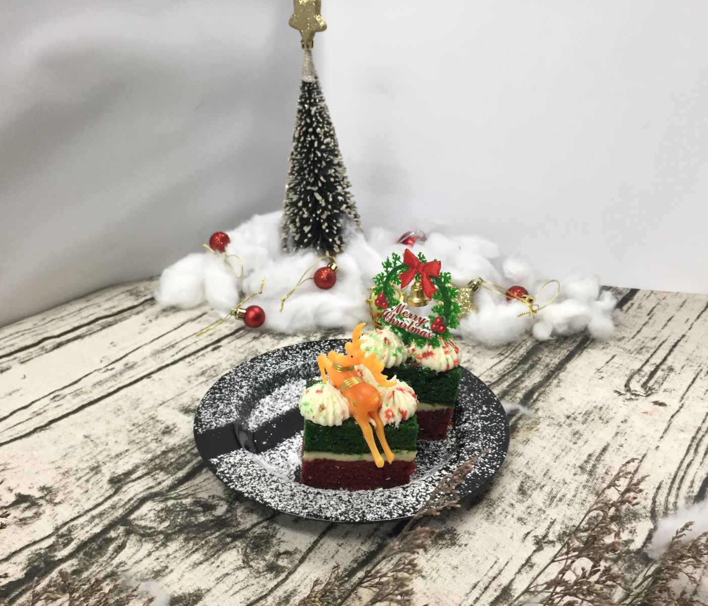 Cách làm banh X Mas Cake cho noel