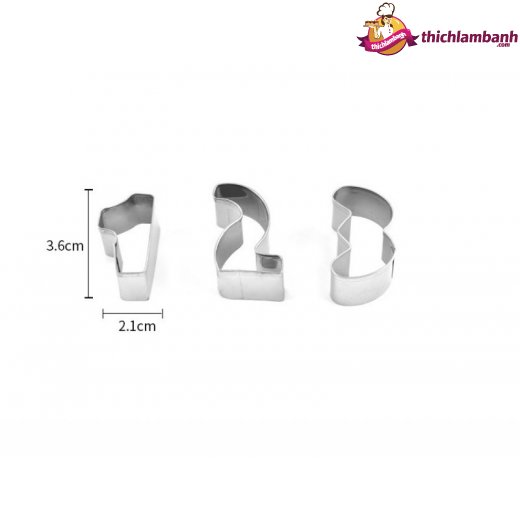 Bộ nhấn số bằng inox 9 số Bộ nhấn số bằng inox 9 số