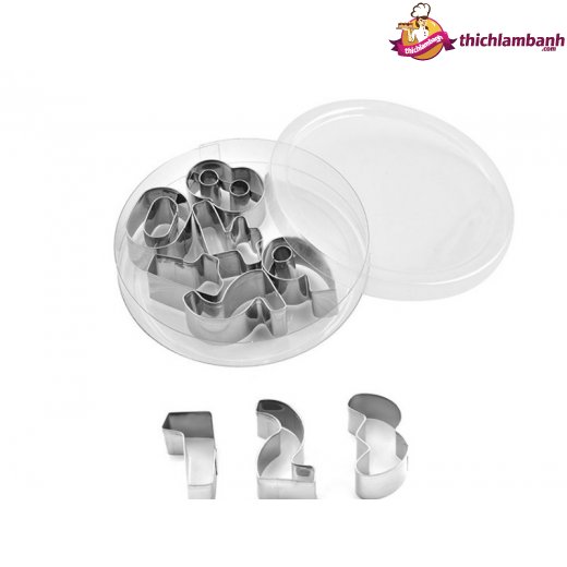 Bộ nhấn số bằng inox 9 số Bộ nhấn số bằng inox 9 số