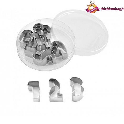 Bộ nhấn số bằng inox 9 số Bộ nhấn số bằng inox 9 số