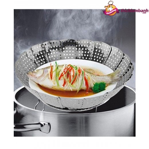 Xửng Hấp (Vỉ Hấp) xòe Inox Gấp Gọn Thông Minh Xửng Hấp (Vỉ Hấp) xòe Inox Gấp Gọn Thông Minh
