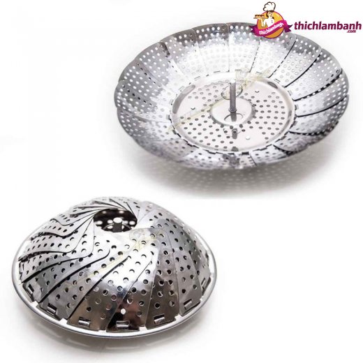 Xửng Hấp (Vỉ Hấp) xòe Inox Gấp Gọn Thông Minh Xửng Hấp (Vỉ Hấp) xòe Inox Gấp Gọn Thông Minh