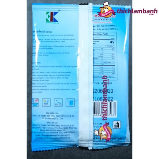 Bột rau câu Konnyaku 22g