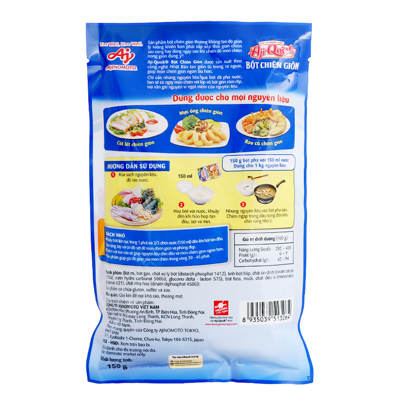 Bột chiên giòn Aji-Quick gói 150g