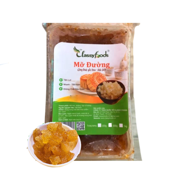 Mỡ đường Classyfoods 250g Mỡ đường Classyfoods 250g