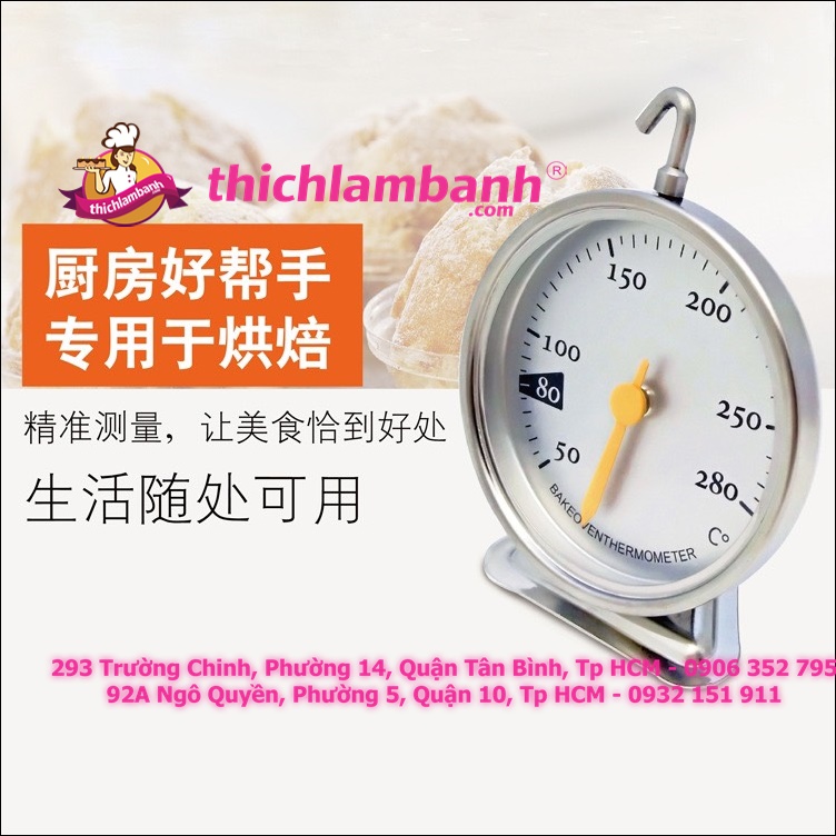 Nhiệt kế treo lò Oven Thermometer