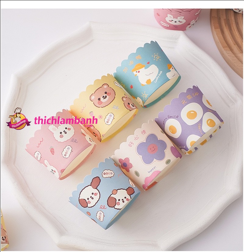 Cup giấy cứng size nhỏ 50 cái Cup giấy cứng size nhỏ 50 cái