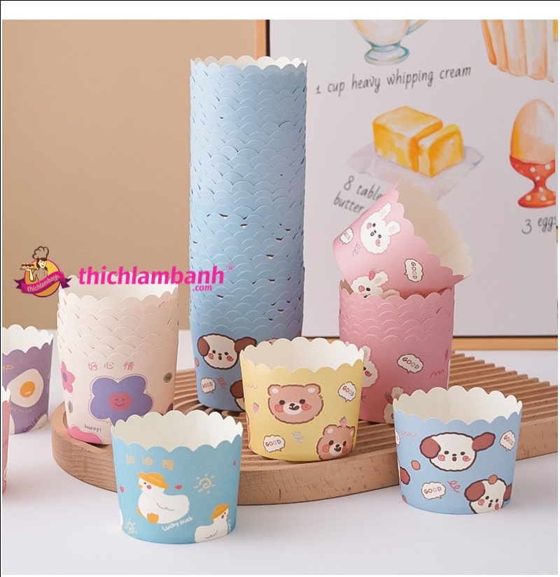 Cup giấy cứng size nhỏ 50 cái Cup giấy cứng size nhỏ 50 cái