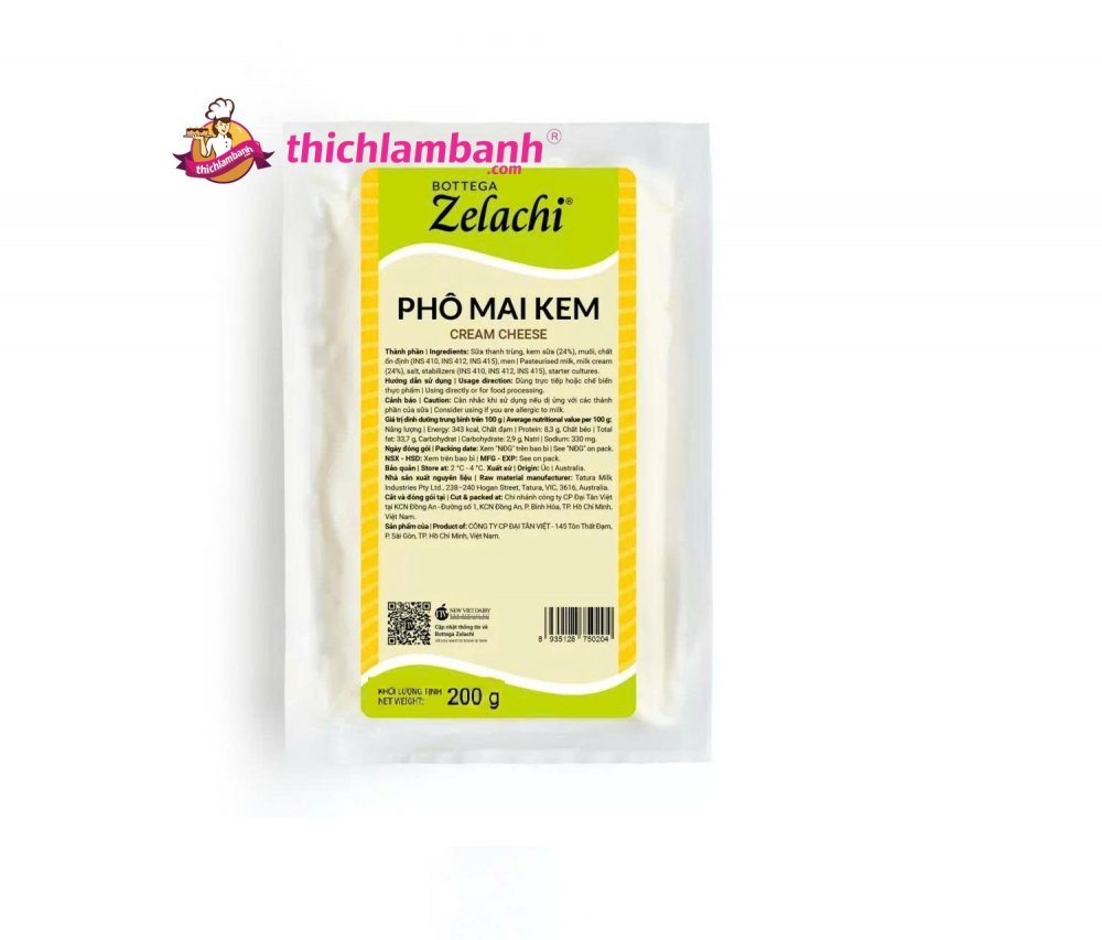 Creamcheese/ phô mai kem Zelachi Creamcheese/ phô mai kem Zelachi