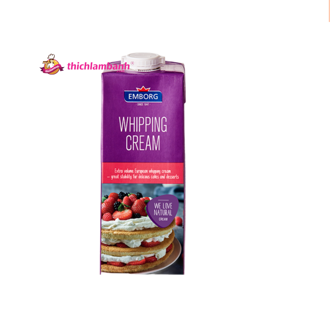 Whipping Cream Emborg 35,1% 1L Whipping Cream Emborg 35,1% 1L