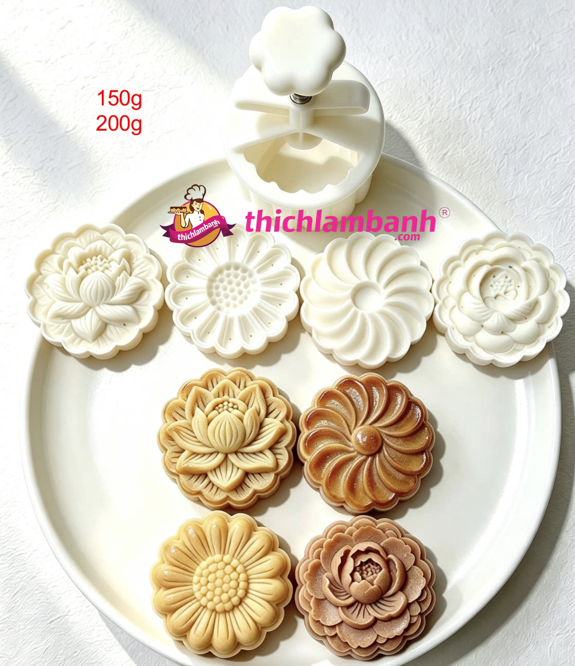 Khuôn LX 150G 4M Tròn Liên Cúc Khuôn LX 150G 4M Tròn Liên Cúc