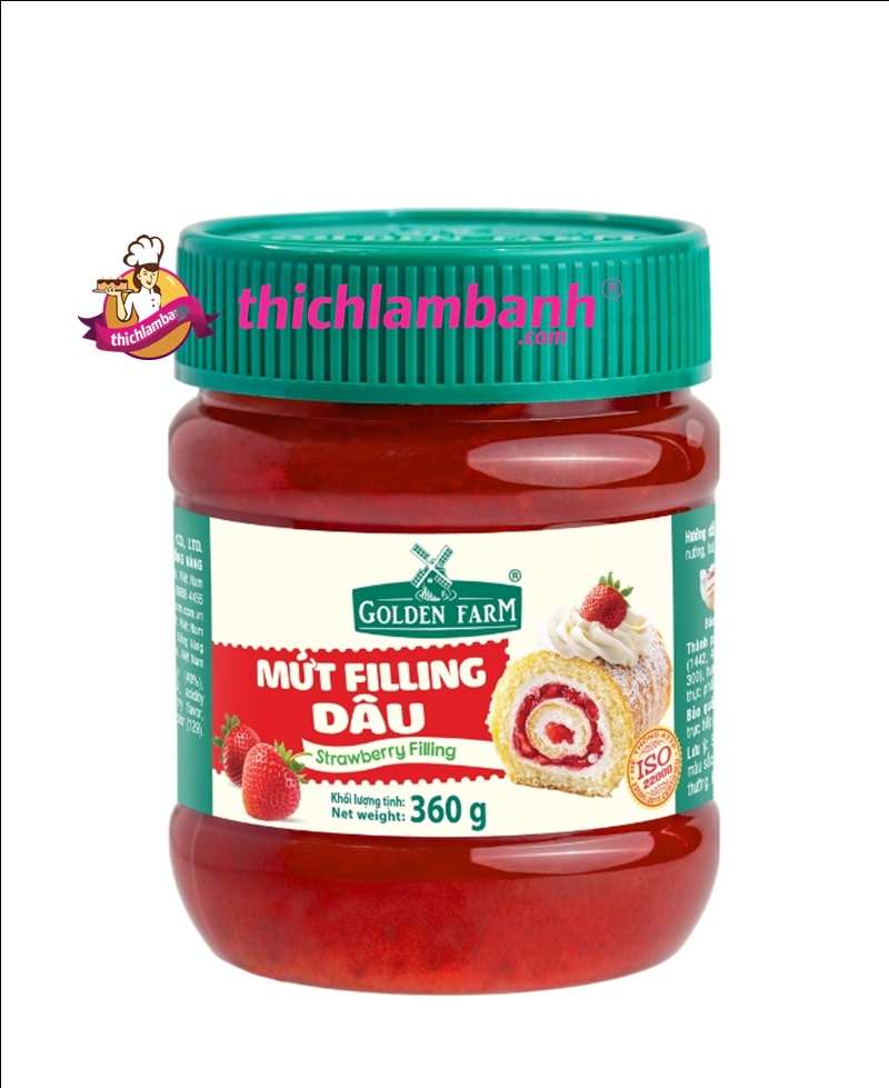 Mứt Filling Golden Farm 360gr - Dâu Mứt Filling Golden Farm 360gr - Dâu
