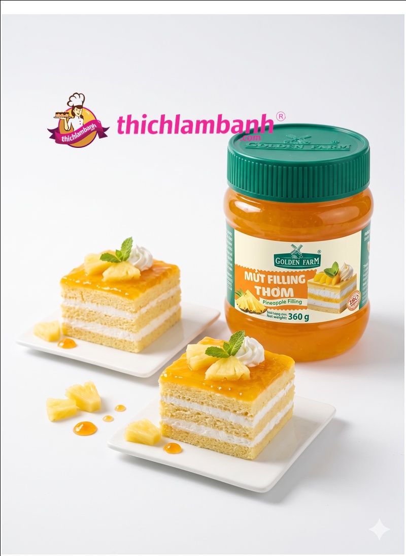 Mứt Filling Golden Farm 360gr - Thơm Mứt Filling Golden Farm 360gr - Thơm