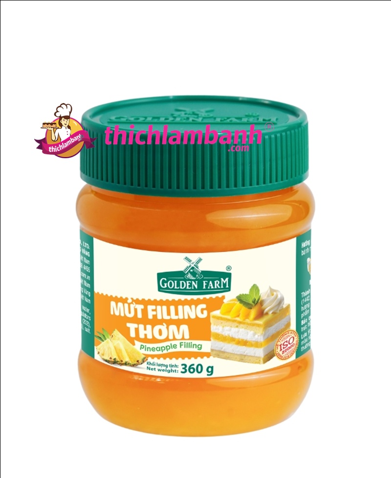 Mứt Filling Golden Farm 360gr - Thơm Mứt Filling Golden Farm 360gr - Thơm