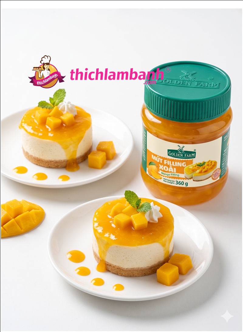 Mứt Filling Golden Farm 360gr - Xoài Mứt Filling Golden Farm 360gr - Xoài