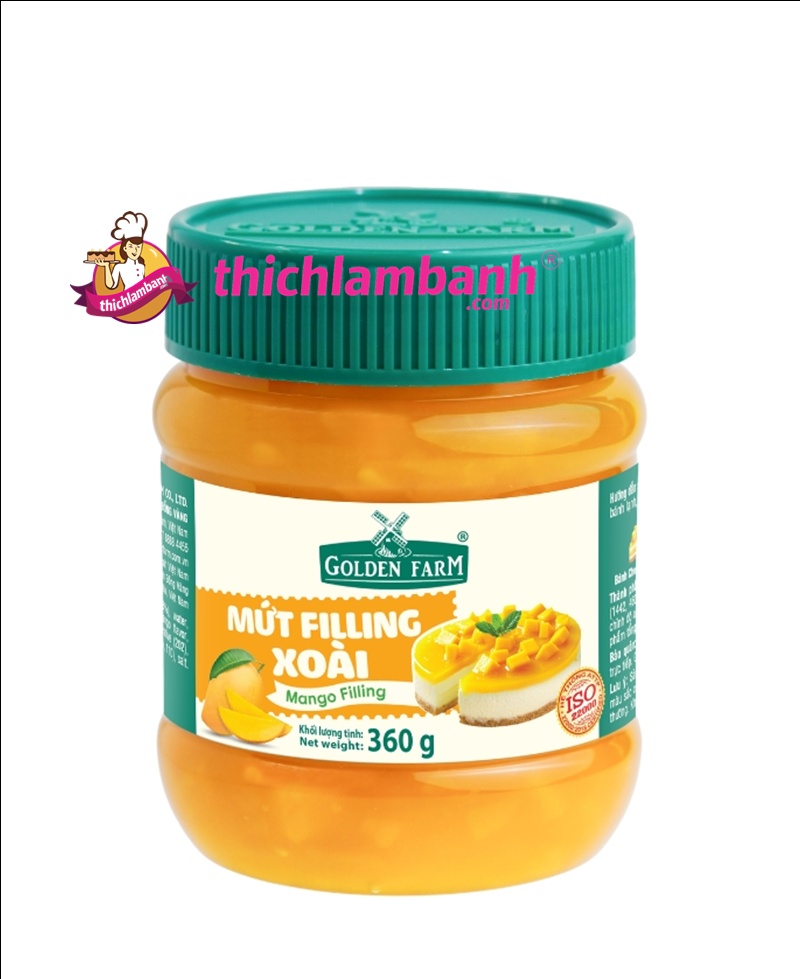 Mứt Filling Golden Farm 360gr - Xoài Mứt Filling Golden Farm 360gr - Xoài