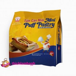 Tấm Cán Mini Puff Pastry 40 Cái (Pateso Hình Vuông)