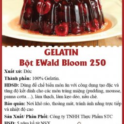 Gelatin bột A250 Bloom