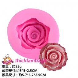 4D Silicon Hoa hồng 5cm H6234