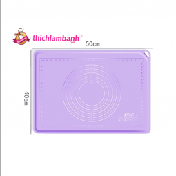 Thảm silicon nhào bột 40x50cm dầy