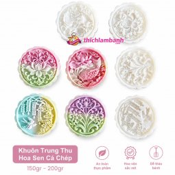 Khuôn LX Tròn 4M Hoa Sen Cá chép