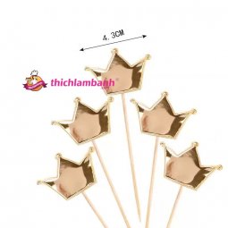 Trang trí bánh kem - que Vương miện